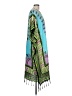 ASHRO 100% Rayon Green Blue Swimsuit Cover Up One size - photo 4