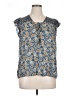 DR2 100% Rayon Blue Sleeveless Blouse Size XL - photo 1