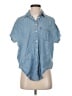 Madewell Blue Short Sleeve Button-Down Shirt Size XS - photo 1