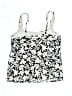 Lands' End Print Ivory Black Swimsuit Top Size 16 (petite) - photo 2