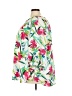 Catherines 100% Polyester Tropical White 3/4 Sleeve Blouse Size 3X - photo 5