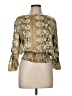 MICHAEL Michael Kors 100% Polyester Gold 3/4 Sleeve Blouse Size M (petite) - photo 1
