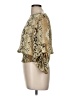 MICHAEL Michael Kors 100% Polyester Gold 3/4 Sleeve Blouse Size M (petite) - photo 5
