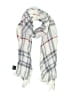 V.Fraas 100% Viscose Plaid Gray Scarf One size - photo 1
