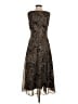 Evan Picone 100% Polyester Animal Print Graphic Brown Cocktail Dress Size S (estimated) - photo 2