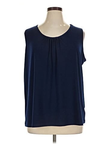 Susan Graver Sleeveless T-Shirt (view 1)
