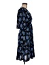 Veronica M. Print Blue Casual Dress Size M - photo 4