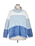 Tribal Color Block Blue Pullover Sweater Size XXL - photo 1