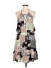 19 Cooper 100% Polyester Print Green Cocktail Dress Size M - photo 1