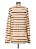 Chaser Stripes Tan Long Sleeve Top Size L - photo 2