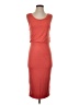 Leith Solid Orange Casual Dress Size S - photo 1