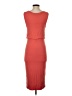 Leith Solid Orange Casual Dress Size S - photo 2