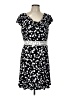 Karin Stevens Polka Dots Black Casual Dress Size 12 - photo 1