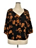 Sanctuary 100% Polyester Orange 3/4 Sleeve Blouse Size 2X - photo 1