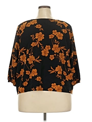 Sanctuary 3/4 Sleeve Blouse (view 2)