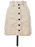 Roxy 100% Cotton Solid Tan Casual Skirt Size XS - photo 1