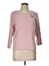 Erika Pink 3/4 Sleeve Top Size L - photo 1