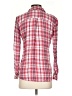 Maison Jules 100% Rayon Plaid Pink Long Sleeve Button-Down Shirt Size S - photo 2