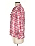 Maison Jules 100% Rayon Plaid Pink Long Sleeve Button-Down Shirt Size S - photo 5