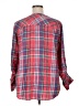 Talbots Plaid Red 3/4 Sleeve Blouse Size XL - photo 2