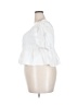 Meshki White Short Sleeve Blouse Size XXL - photo 5