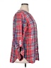Talbots Plaid Red 3/4 Sleeve Blouse Size XL - photo 4