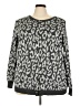 Liz & Me Animal Print Gray Pullover Sweater Size 3X - photo 1