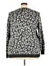 Liz & Me Animal Print Gray Pullover Sweater Size 3X - photo 2