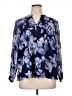 Coldwater Creek 100% Polyester Blue 3/4 Sleeve Blouse Size XL (petite) - photo 1