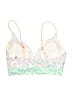 No Boundaries Print Green Swimsuit Top Size 7 - 9 - photo 2