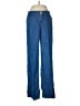 Zara Chevron-herringbone Blue Jeans Size M - photo 1