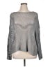 Max Studio Silver Long Sleeve Top Size 0X - photo 1