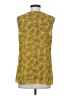 CAbi 100% Polyester Yellow Sleeveless Blouse Size S - photo 2