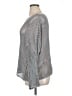 Max Studio Silver Long Sleeve Top Size 0X - photo 5