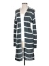 Doe & Rae Stripes White Gray Cardigan Size S - photo 1