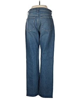 Madewell The Curvy Longline Straight Jean in Greendale Wash (view 2)