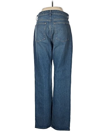 Madewell The Curvy Longline Straight Jean in Greendale Wash (view 2)