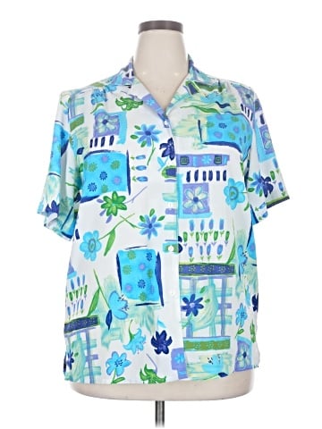 Alia Short Sleeve Blouse (view 1)
