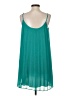 BCBGeneration 100% Polyester Solid Teal Casual Dress Size S - photo 2