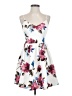 Soprano Floral White Cocktail Dress Size S - photo 1