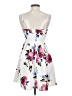 Soprano Floral White Cocktail Dress Size S - photo 2