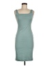 Popular Basics Solid Teal Casual Dress Size M - photo 1