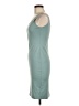 Popular Basics Solid Teal Casual Dress Size M - photo 5