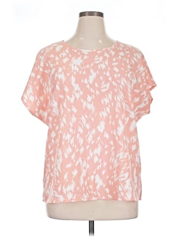 Shein Curve Short Sleeve Blouse (view 1)