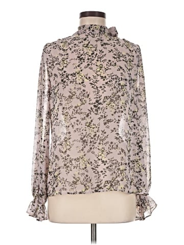 Eva Mendes by New York & Company Long Sleeve Blouse (view 1)