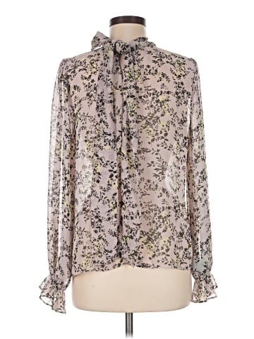 Eva Mendes by New York & Company Long Sleeve Blouse (view 2)