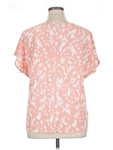 Shein Curve Short Sleeve Blouse (view 2)