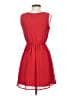 BCX 100% Polyester Solid Red Casual Dress Size XS - photo 2