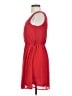 BCX 100% Polyester Solid Red Casual Dress Size XS - photo 5
