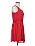 BCX 100% Polyester Solid Red Casual Dress Size XS - photo 4